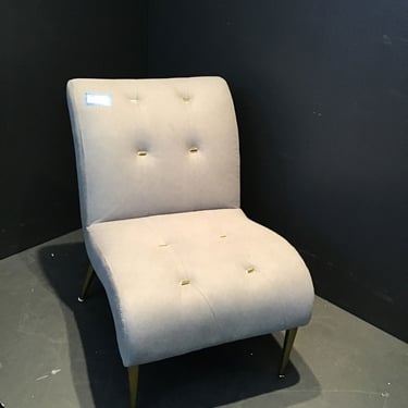 Grey Chair w/ Little Gold Buttons (Seattle)