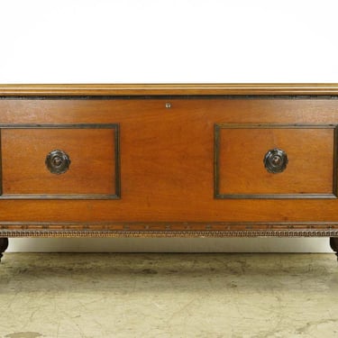 GS Stewart Co. Maple Cedar Chest on Wheels