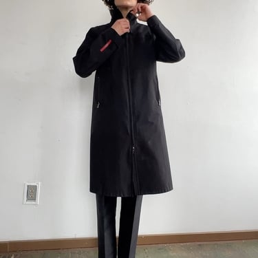 Vintage Prada Sport Black 3/4 Coat (S/M)