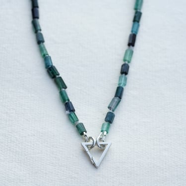 Tourmaline Silk Chord Necklace