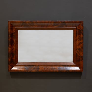 19th c. Mahogany Ogee Mirror