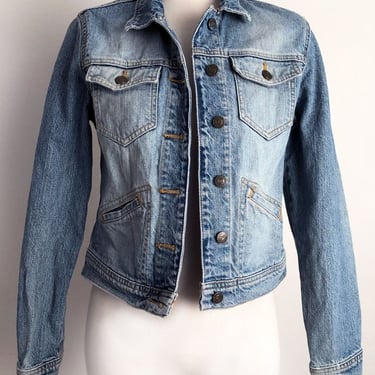 Ralph Lauren POLO Denim Blue Jean Jacket, Small, Vintage 