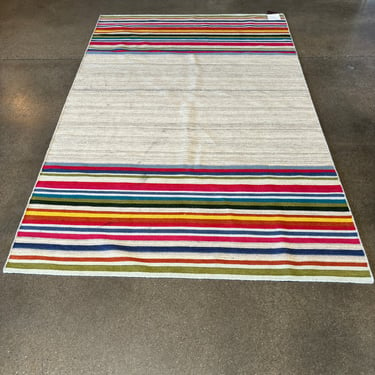 Sundance Style Wool Rug Multicolor Stripe