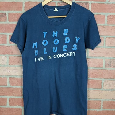 Vintage 80s The Moody Blues The Present ORIGINAL Concert Tee - Large 