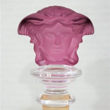 Versace - Medusa - Crystal - Amethyst - Bottle Stopper - Rosenthal 