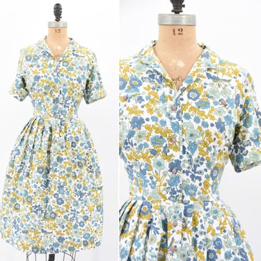 1950s Field Flower dress 