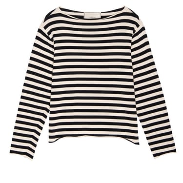 The Great. The Sailor Sweater - Black Stripe on Garmentory