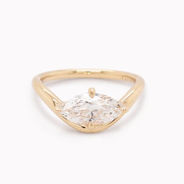 Summer East/West 1.13ct Marquise Diamond Engagement Ring