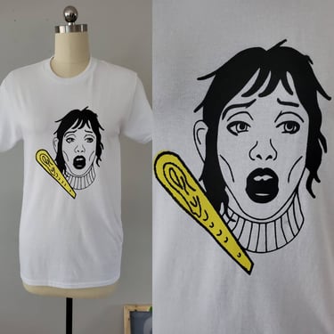 Horror Dames T-Shirt - WendyTorrance - Cotton Graphic Tee 