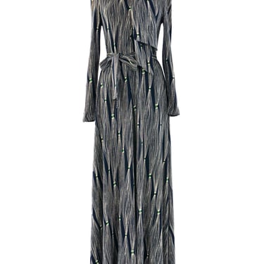Diane Von Furstenberg Printed Jersey Maxi Dress