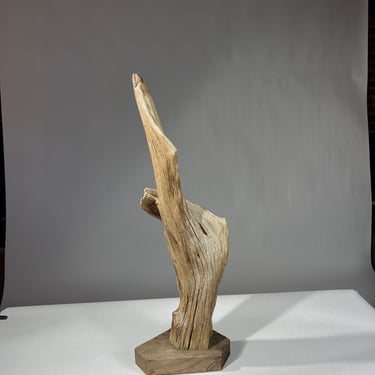 Mid 20th Century Vintage Rustic Organic Modern Driftwood Tabletop Sculpture 