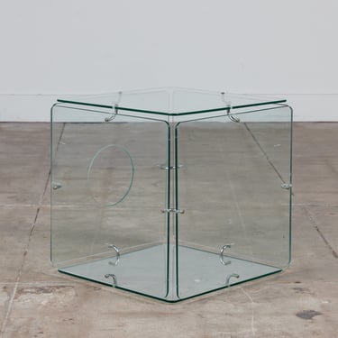 Gerald McCabe Glass Cube Table 