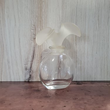 Chloe Glass Perfume Bottle, Vintage Glass Fragrance Bottle 