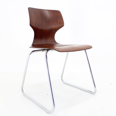 1970s Elmar Flototto Dining or Side Chair, Germany 