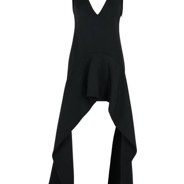 Jw Anderson 'Draped' Black Polyester Blend Dress Women