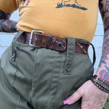 1940s Small Buco Studded Western Belt