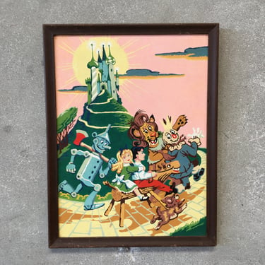 Vintage Wizard of Oz Painting