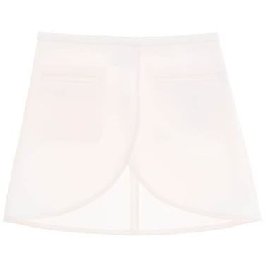 Courreges Ellipse Twill Mini Skirt In Women