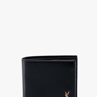 Saint Laurent Men Saint Laurent Black Wallets