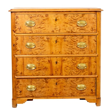 Four Drawer Chest with Brass Pulls