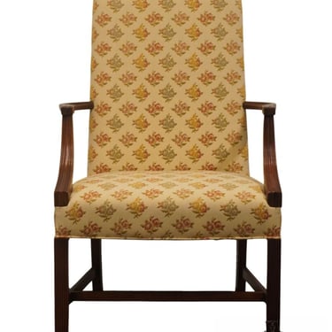 HICKORY CHAIR Traditional Style Floral Upholstered Accent Arm Chair 1075-00 