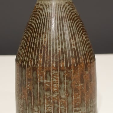 Carl-Harry Stalhane Stoneware Vase for Rostrand, Sweden