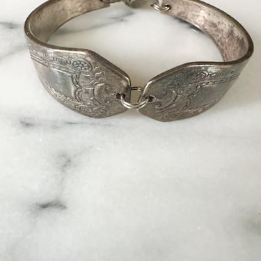 Vintage Silverware / Tableware Cuff Bracelet 