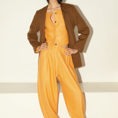 Tangerine Boiled Wool Kendo Pants