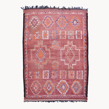 Lahcen Hand-Knotted Wool Moroccan Rug  | 5'4" x 9'3"