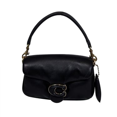 Coach - Black Leather Pillow Tabby Mini Bag