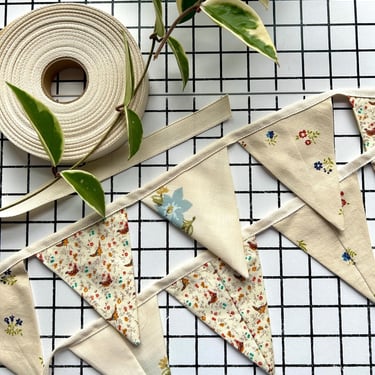 Farmhouse & Floral Bunting Flags 