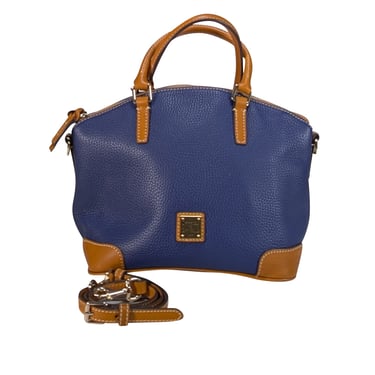 Dooney & Bourke - Navy Blue Pebbled Leather "Charli" Stachel