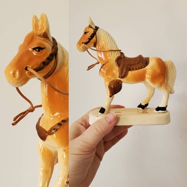 1950's Vintage Horse Figurine - Maruyama Figurine- 50's Home Decor 50s Animal Figurine 