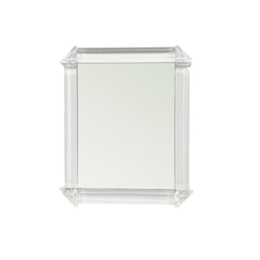#1506 Faceted Lucite Wall Mirror
