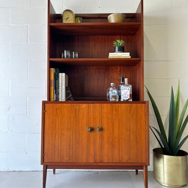 Mid Century Walnut Storage Hutch by Founders