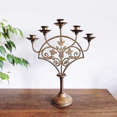 Vintage Brass Candelabra 