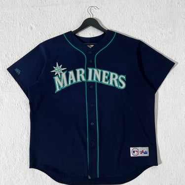 Vintage Ken Griffey Jr. Seattle Mariners Navy MLB Jersey Sz. 2XL