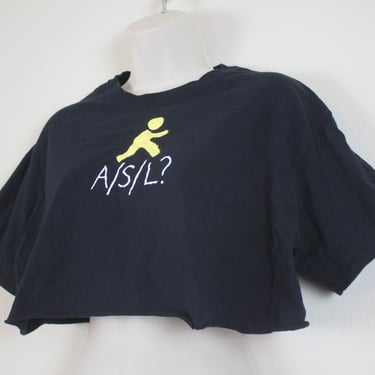 AOL Instant Messenger ASL Crop Top 