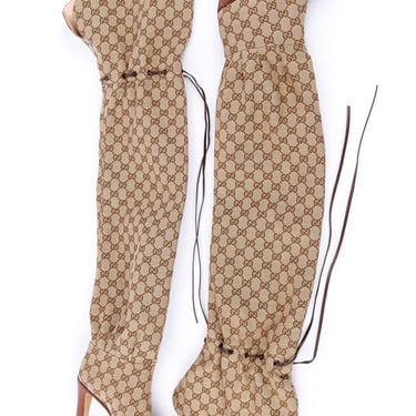 GG Monogram Over-the-Knee-Boots