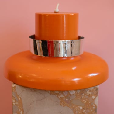 Vintage Orange Pendant Light