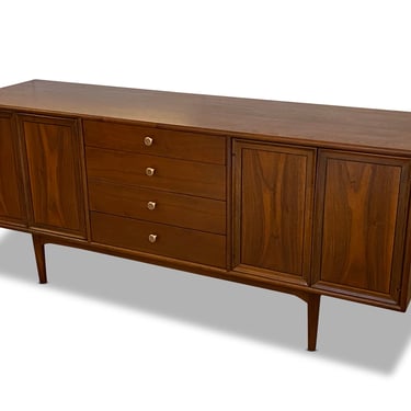 Walnut Credenza by Kipp Stewart for Drexel Declaration, Circa 1960s - *Please ask for a shipping quote before you buy. 