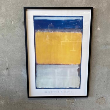 Vintage Rothko Modernist Abstract NO. 10 1950's Print