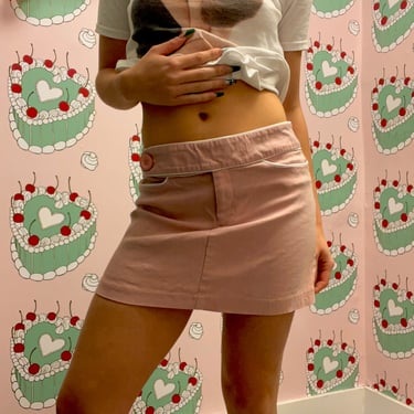 Baby Pink Mini Skirt