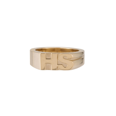 Moniker Initial Ring — Customized + Collected Trunk Show