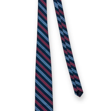 Vintage BROOKS BROTHERS Silk Necktie ~ Repp Stripe ~ Preppy ~ Ivy Style ~ Trad ~ Tie 