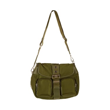 Prada Lime Green Nylon Shoulder Bag | Treasures of NYC | New