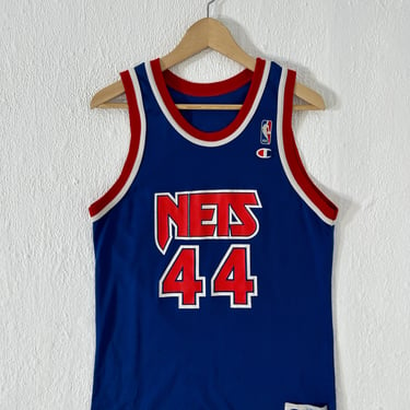 Vintage Derrick Coleman New Jersey Nets Champion Jersey Sz. S