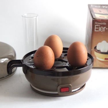 Rowenta Luxus KG-75 Egg Boiler. Vintage Egg Cooker. Space Age Egg Boiler. Germany 1970s. 