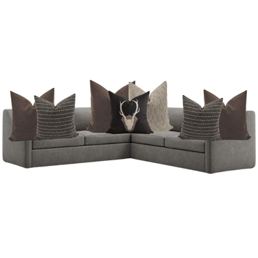 Sectional Pillow Combo 'Modern Lodge'