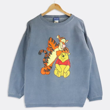 Vintage Disney Tigger Leaning On Winnie The Pooh Sweatshirt